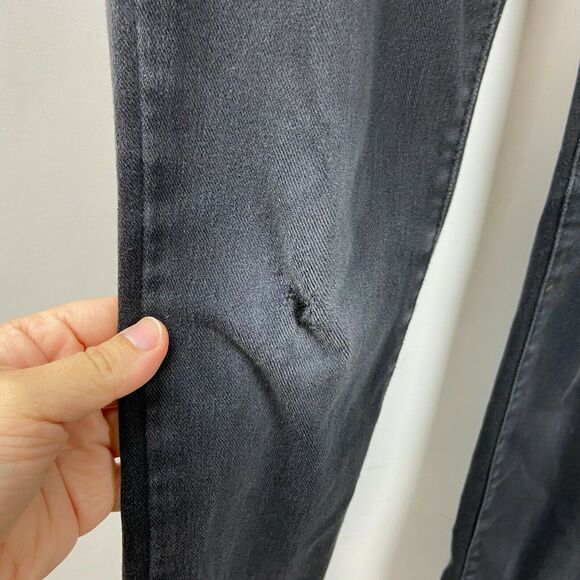 Old Navy 24 Womens Black Distressed Ripped Elastic Waist Rockstar Jeggings - Picture 3 of 7